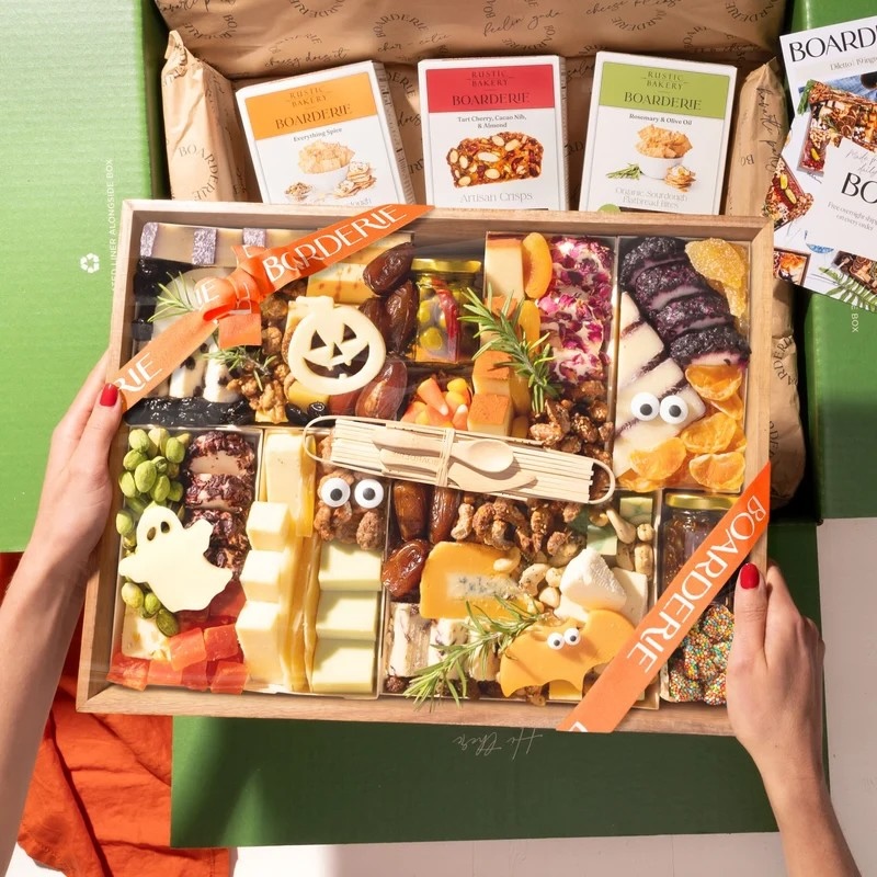 Spooky Season Entertaining Made Easy: Boarderie’s Halloween Cheese, Charcuterie & Dessert Boards